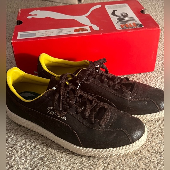 Puma Pele Brasil Shoes ( Bracken brown )Puma archive Sz 6.5 mens - Picture 5 of 6
